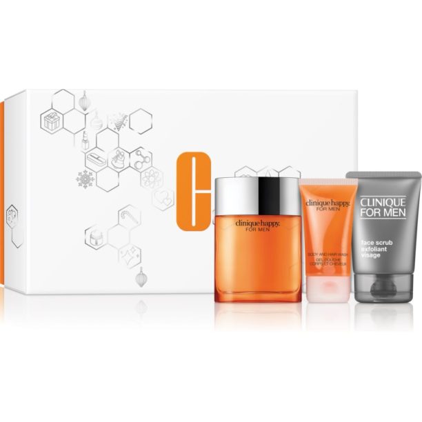 Clinique Fragrance Happy For Men Set подаръчен комплект за мъже