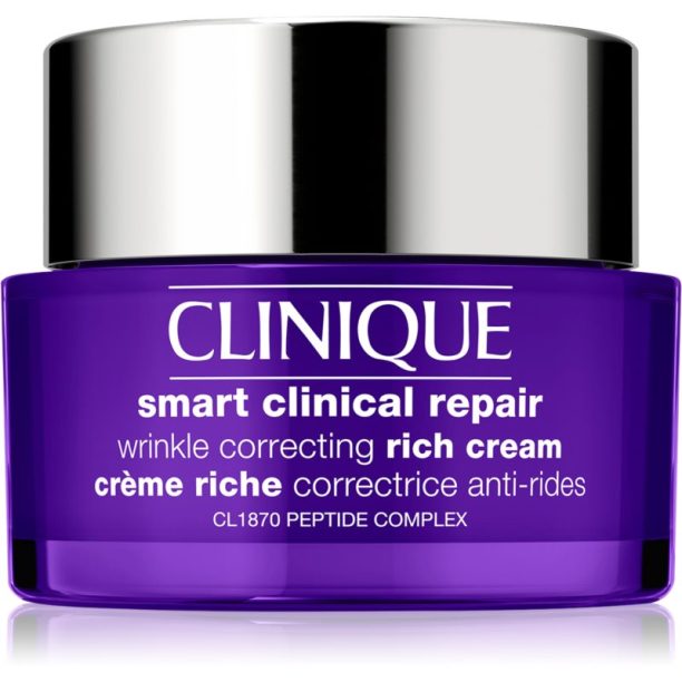 Clinique Smart Clinical™ Repair Wrinkle Rich Cream интензивен крем против бръчки 50 мл. на ниска цена