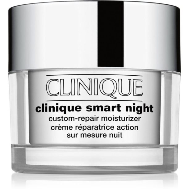 Clinique Smart Night™ Custom-Repair Moisturizer хидратиращ нощен крем против бръчки за суха и смесена кожа 50 мл. на ниска цена