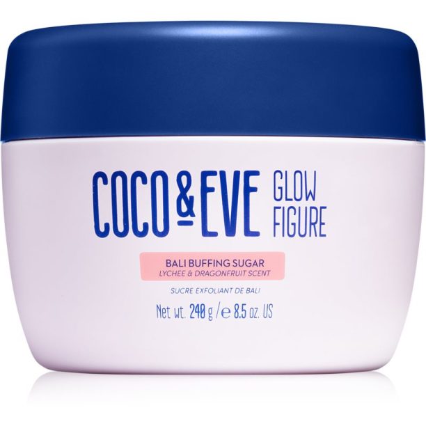 Coco & Eve Glow Figure Bali Buffing Sugar омекотяващ захарен пилинг 240 гр.