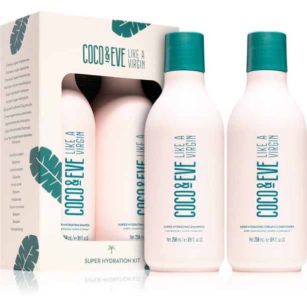 Coco & Eve Like A Virgin Super Hydration Kit шампоан и балсам за хидратация и блясък