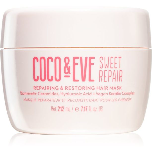 Coco & Eve Sweet Repair интензивна маска за подсилване и блясък на косата 212 мл. на ниска цена