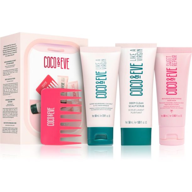 Coco & Eve Travel Hair Kit комплект за пътуване (За коса) на ниска цена