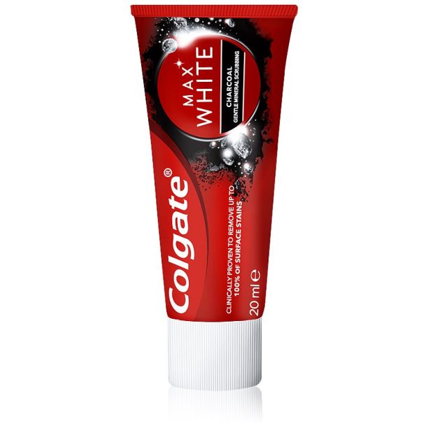 Colgate Max White Charcoal избелваща паста за зъби 20 мл.