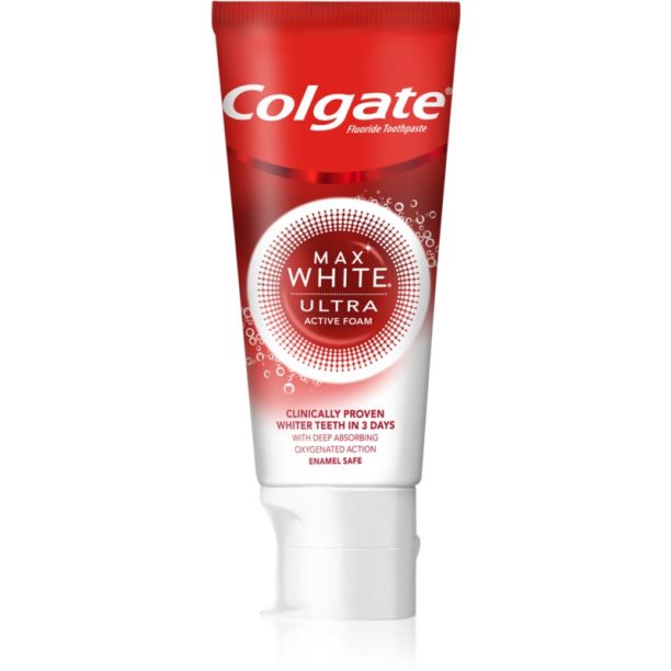 Colgate Max White Ultra Active Foam избелваща паста 50 мл.