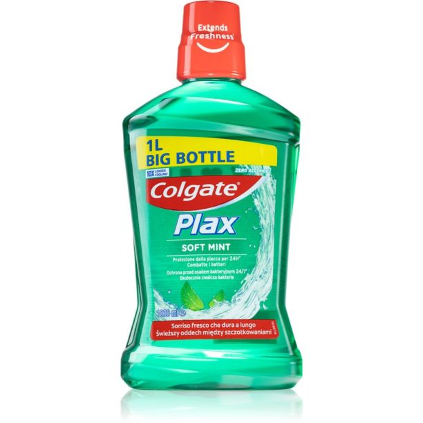 Colgate Plax Soft Mint вода за уста за дълготраен свеж дъх 1000 мл.