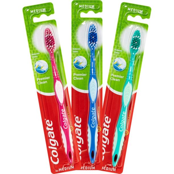 Colgate Premier Clean четка за зъби медиум 1 бр. купи на топ цена