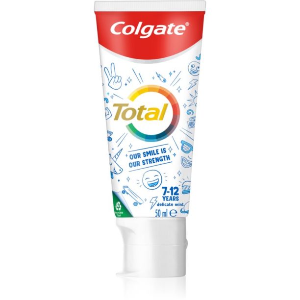 Colgate Total Junior паста за зъби за съвършено почистване на зъби и устната кухина за деца 50 мл.