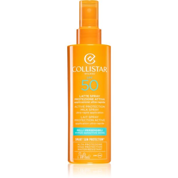 Collistar Active Protection Milk Spray SPF 50 мляко за загар в спрей SPF 50 200 мл.