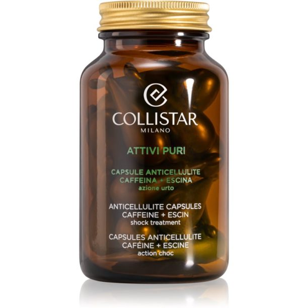 Collistar Attivi Puri Anticellulite Caffeine+Escin кофеинови капсули против целулит 14 бр.