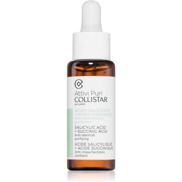 Collistar Attivi Puri Salicylic Acid + Succinic Acid детоксикиращ почистващ серум 30 мл.