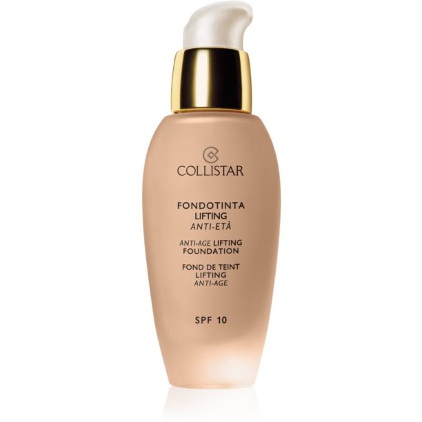 Collistar Foundation Anti-Age Lifting Foundation фон дьо тен с лифтинг ефект SPF 10 цвят 3 Cappuccino 30 мл. на ниска цена