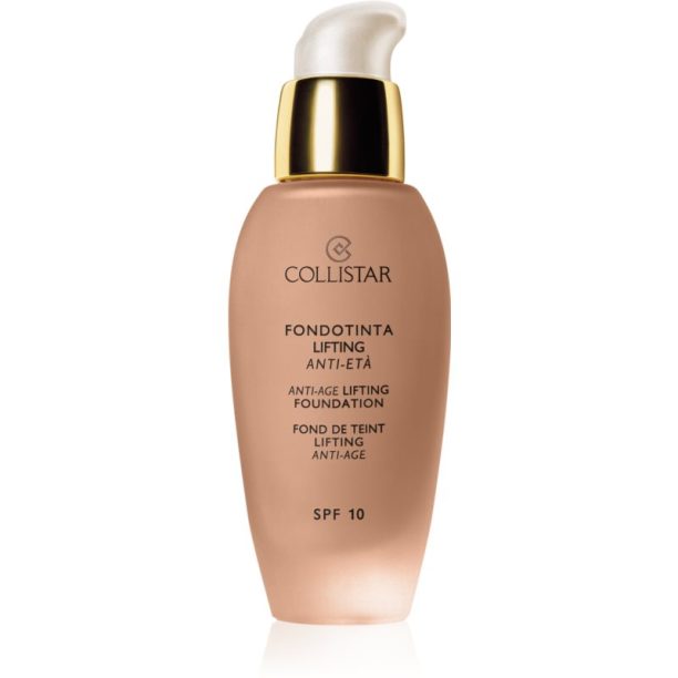 Collistar Foundation Anti-Age Lifting Foundation фон дьо тен с лифтинг ефект SPF 10 цвят 4 Beige Scuro 30 мл.