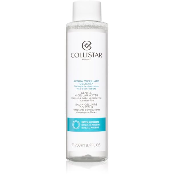 Collistar Gentle Micellar Water нежна почистваща мицеларна вода за чувствителна кожа на лицето 250 мл.