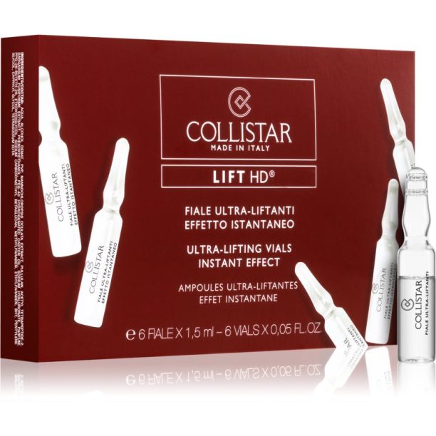 Collistar Lift HD Ultra-Lifting Vials Instant Effect лифтинг серум за лице 6 x 1.5 мл.