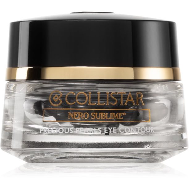 Collistar Nero Sublime® Precious Pearls Eye Contour серум за стягане на околоочния контур в капсули 40 капс.