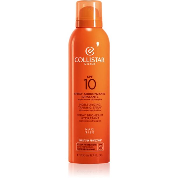 Collistar Special Perfect Tan Moisturizinig Tanning Spray слънцезащитен спрей SPF 10 200 мл.