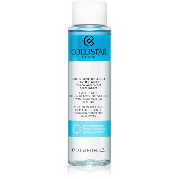 Collistar Two-phase Make-up Removing Solution двуфазен продукт за почистване на грим 150 мл.