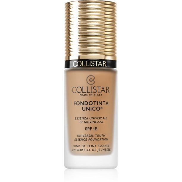 Collistar Unico Foundation подмладяващ фон дьо тен SPF 15 цвят 3G Golden Beige 30 мл.