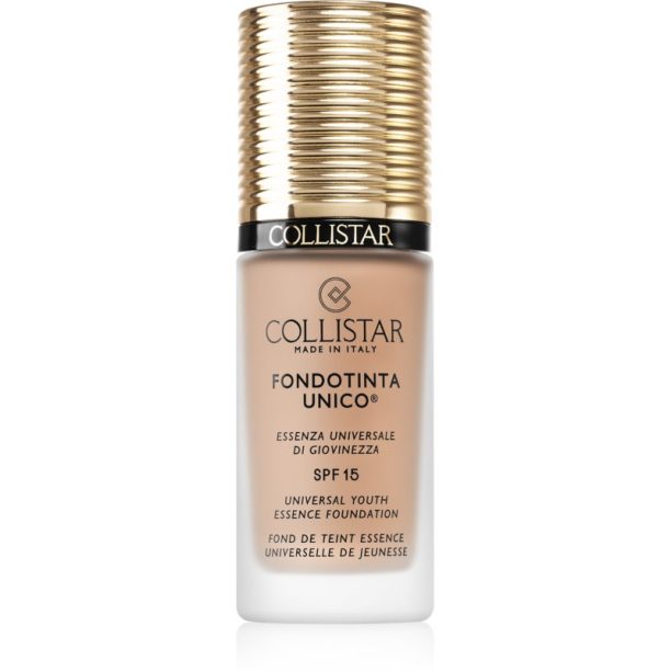 Collistar Unico Foundation подмладяващ фон дьо тен SPF 15 цвят 3R Rosy Beige 30 мл.