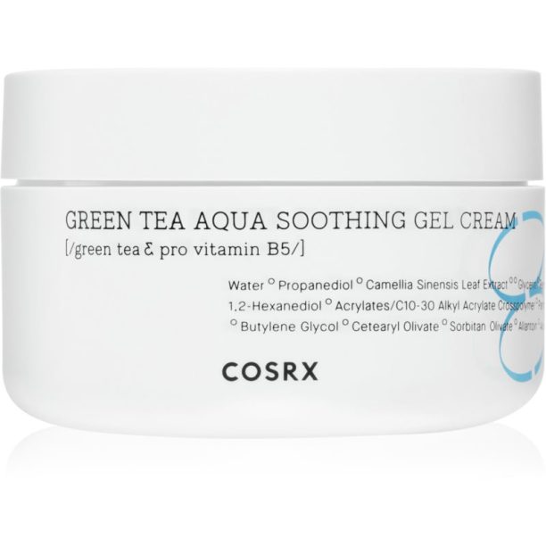 Cosrx Green Tea Aqua Soothing хидратиращ гел крем с успокояващ ефект 50 мл.