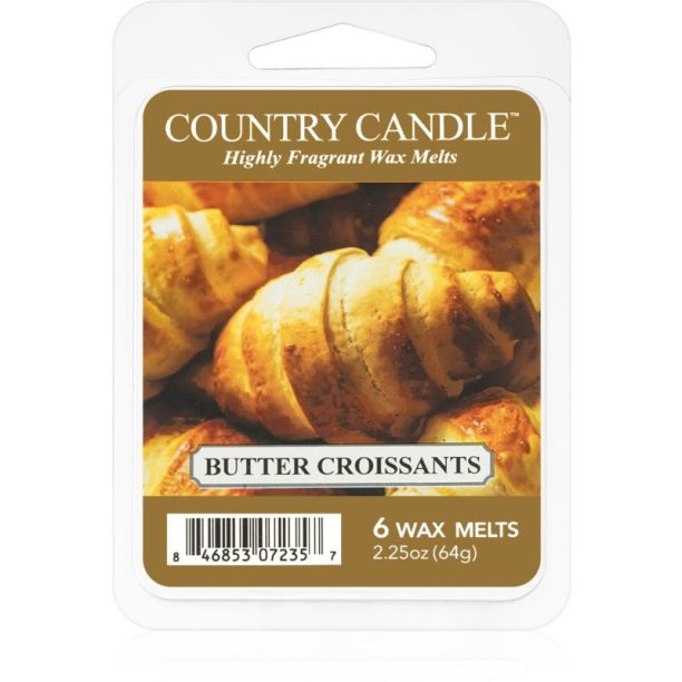 Country Candle Butter Croissants восък за арома-лампа 64 гр.