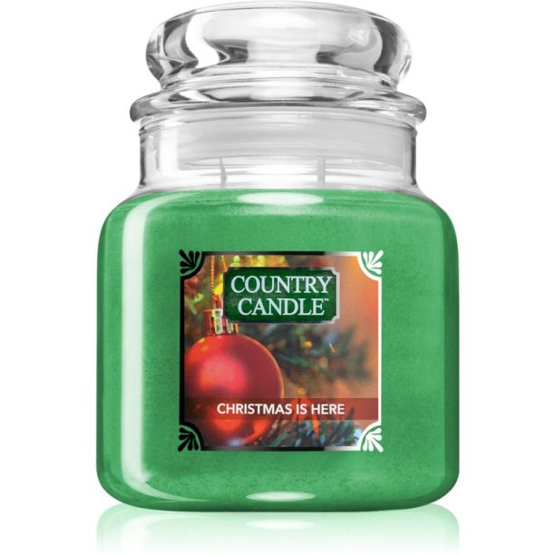 Country Candle Christmas Is Here ароматна свещ 453 гр.