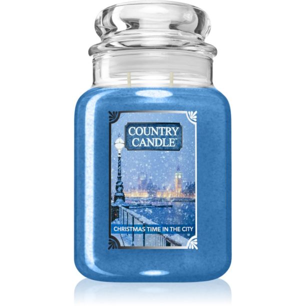 Country Candle Christmas Time In The City ароматна свещ 680 гр.