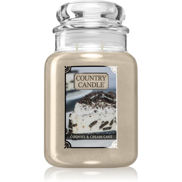 Country Candle Cookies & Cream Cake ароматна свещ 680 гр.