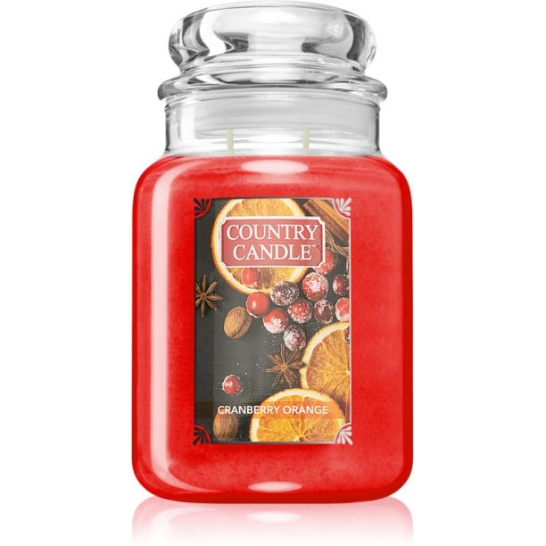 Country Candle Cranberry Orange ароматна свещ 680 гр.