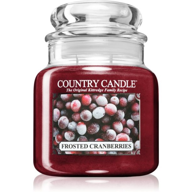 Country Candle Frosted Cranberries ароматна свещ 453 гр.