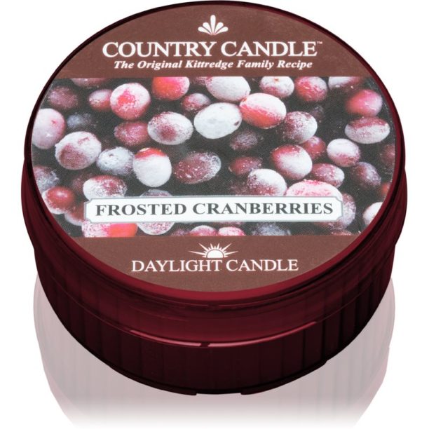 Country Candle Frosted Cranberries чаена свещ 42 гр.