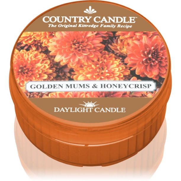 Country Candle Golden Mums & Honey Crisp чаена свещ 42 гр.