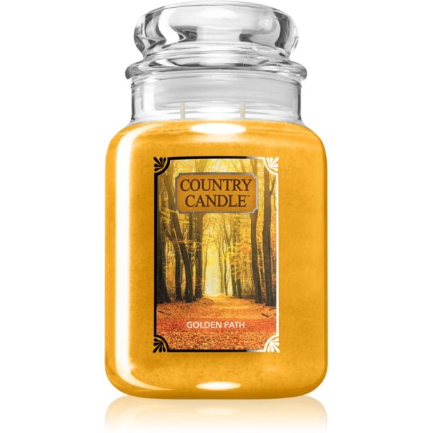 Country Candle Golden Path ароматна свещ 680 гр.