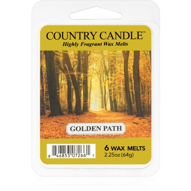 Country Candle Golden Path восък за арома-лампа 64 гр.