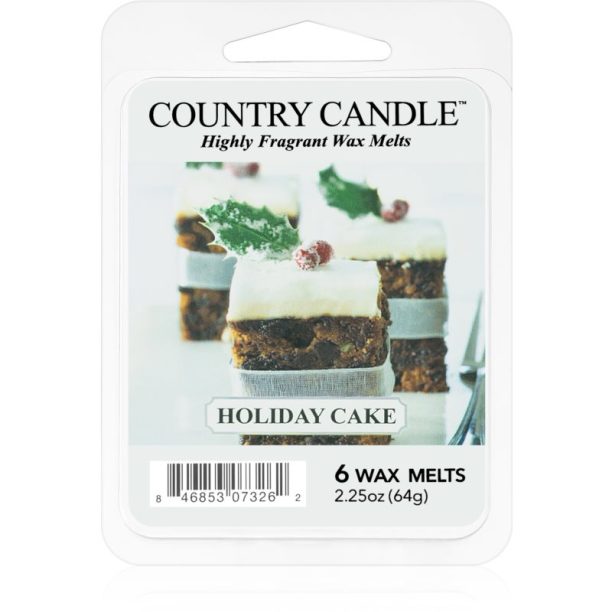 Country Candle Holiday Cake восък за арома-лампа 64 гр.