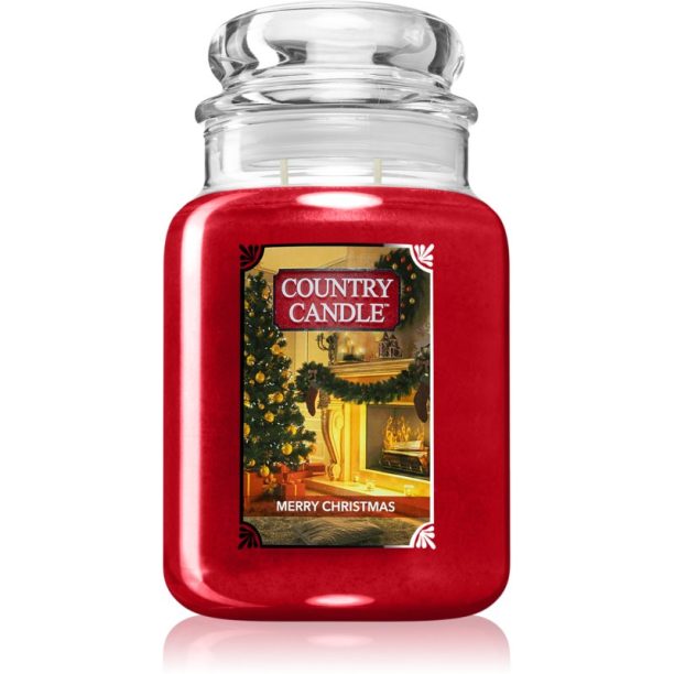 Country Candle Merry Christmas ароматна свещ 652 гр.