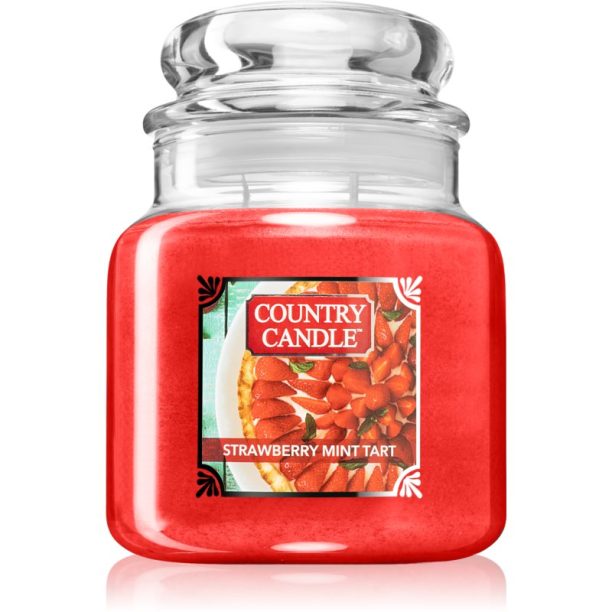 Country Candle Strawberry Mint Tart ароматна свещ 453 гр.