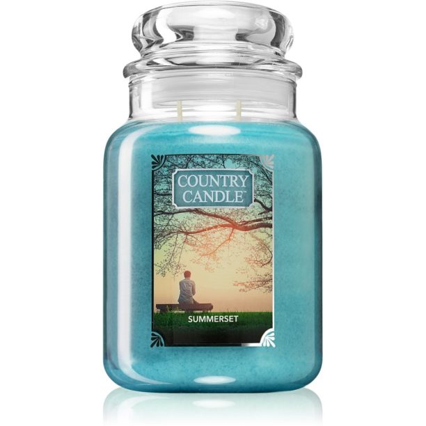 Country Candle Summerset ароматна свещ голяма 652 гр.