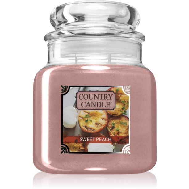 Country Candle Sweet Peach ароматна свещ 453 гр.