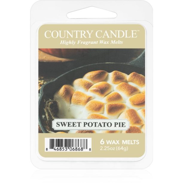 Country Candle Sweet Potato Pie восък за арома-лампа 64 гр.