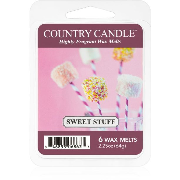 Country Candle Sweet Stuf восък за арома-лампа 64 гр.