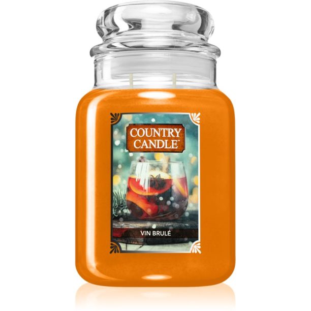 Country Candle Vin Brulé ароматна свещ 680 гр.