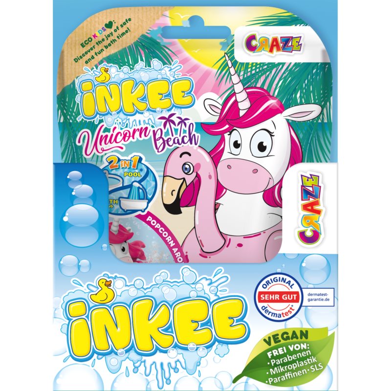 Craze INKEE Unicorn Beach бомбичка за вана за деца 1 бр. на ниска цена