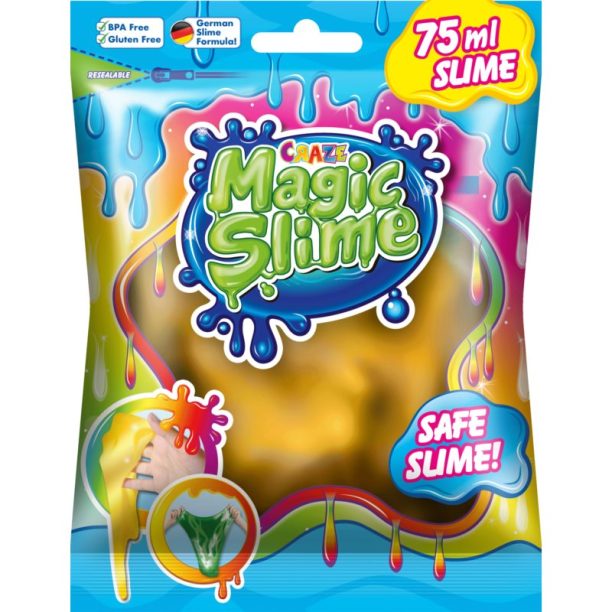 Craze Magic Slime цветна слуз Gold 75 мл.