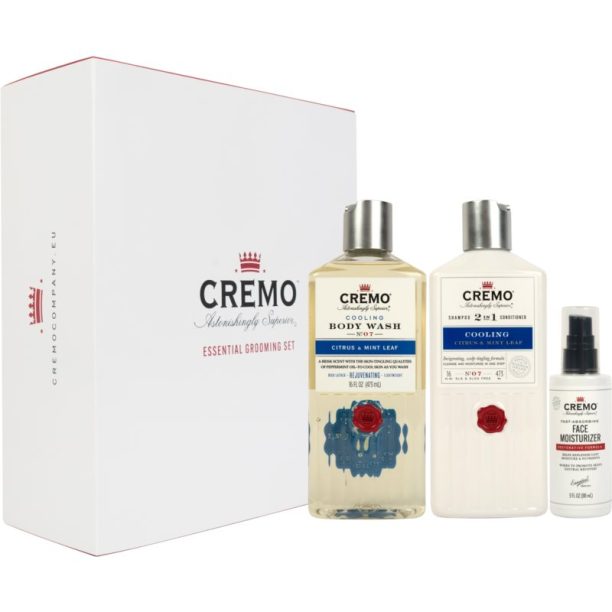 Cremo Essential Grooming Set подаръчен комплект (за коса и тяло) за мъже