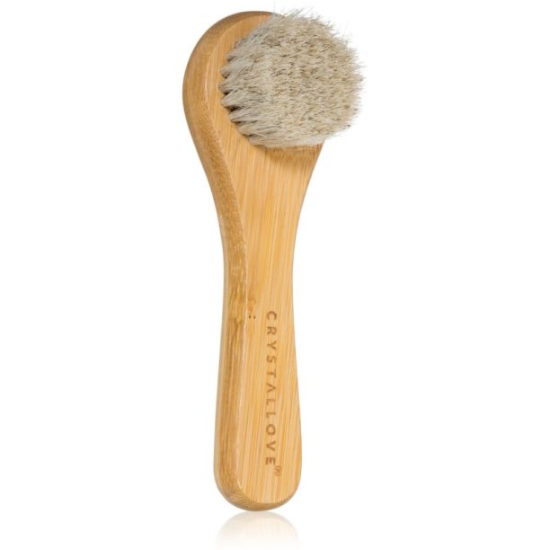 Crystallove Bamboo Face Brush четка за почистване на кожата 1 бр.