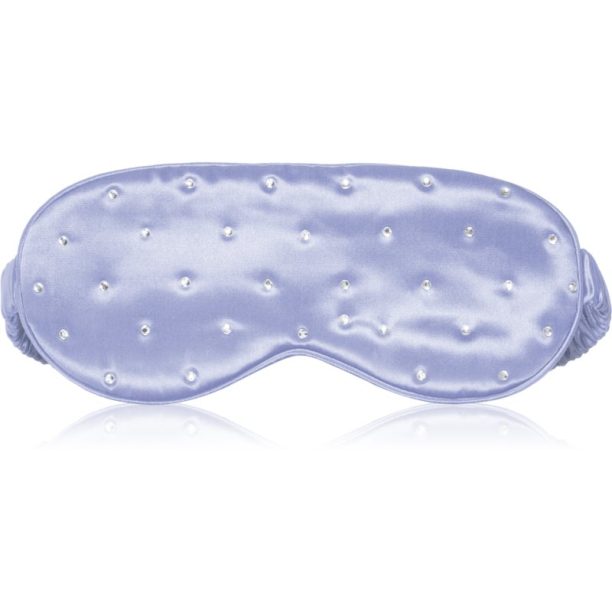 Crystallove Crystalized Silk Eye Mask маска за сън боя Lilac 1 бр. на ниска цена