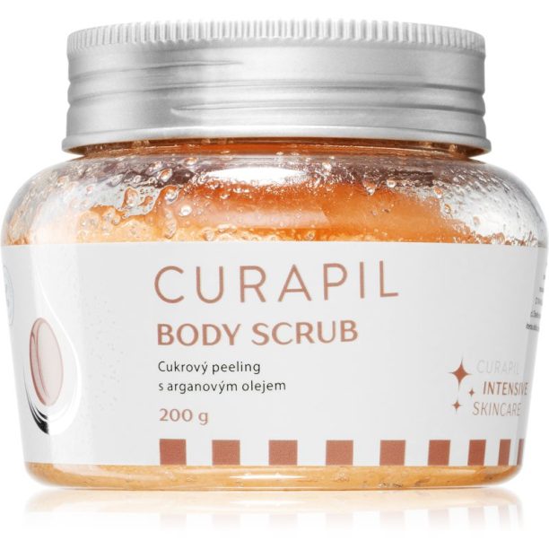 Curapil Intensive Skin Care Body Scrub захарен скраб за тяло с арганово масло 250 гр.