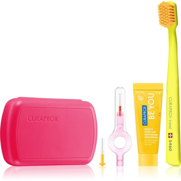 Curaprox Travel Set комплект за пътуване Magenta (за зъби